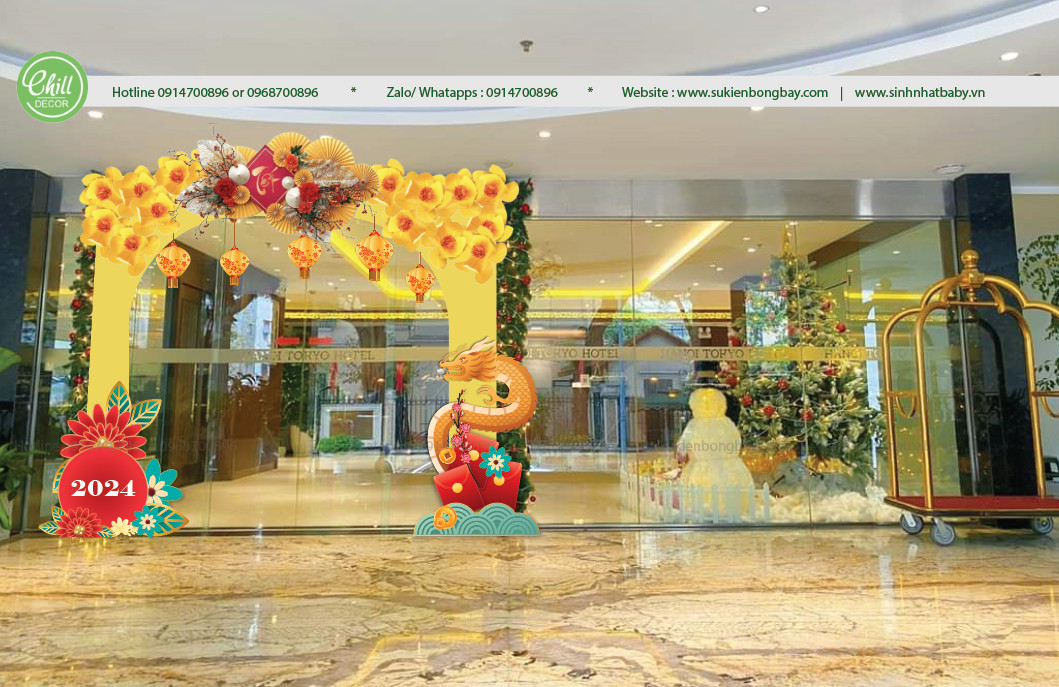 Dịch vụ trang trí Tết ở Mai Động