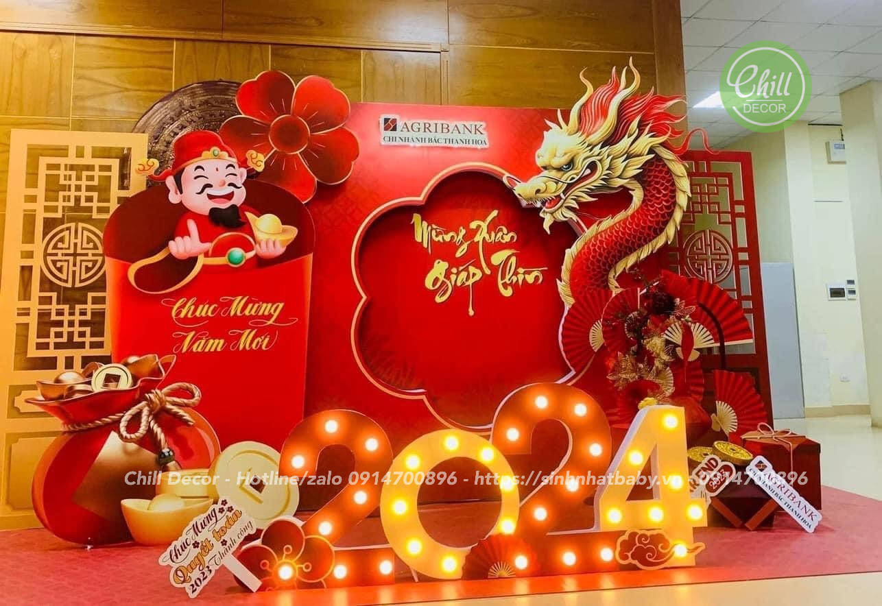 Dịch vụ trang trí Tết ở Cầu Dền