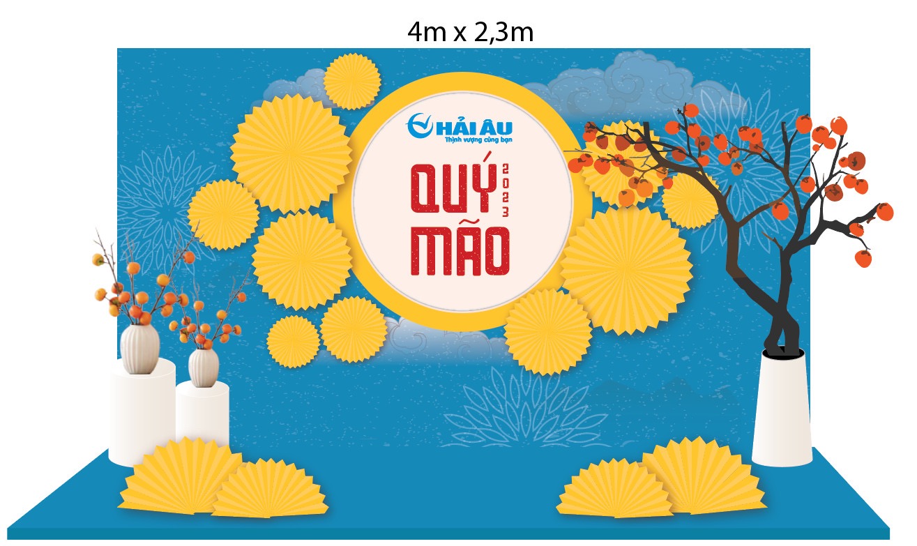 Dịch vụ trang trí Tết ở Vĩnh Hưng